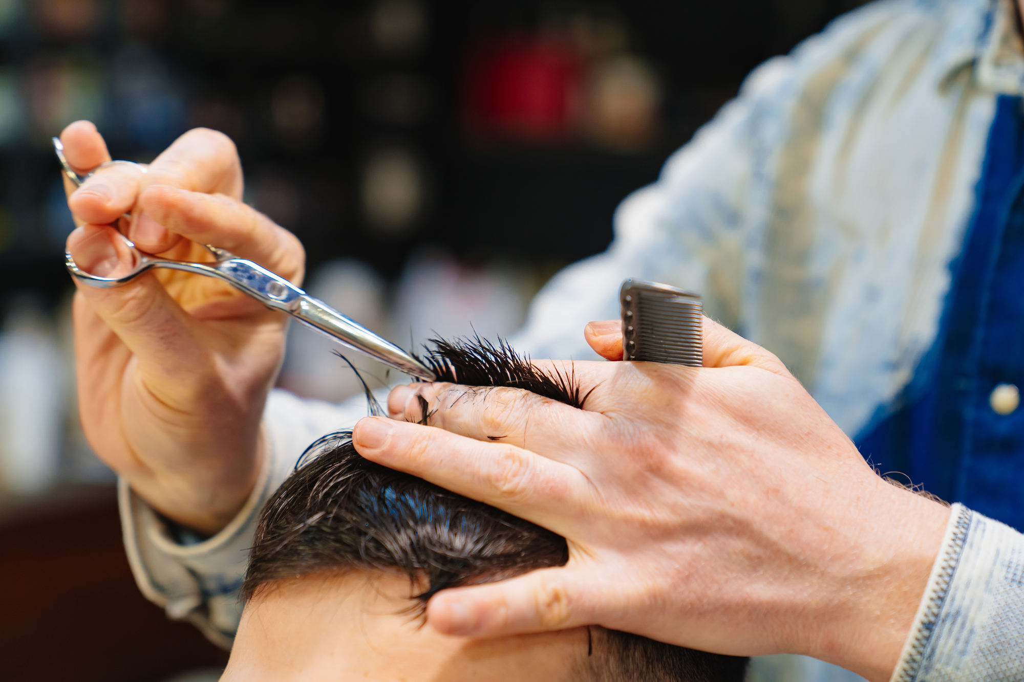 BARBER PRIDE FUJIEDA 実習風景